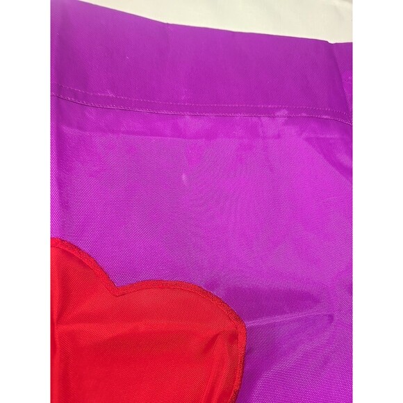 Vintage Lawn Garden Flag Tigger Valentines Be Mine Hearts - Picture 7 of 10